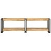 vidaXL Meuble TV 140x30x40 cm Bois Massif de manguier