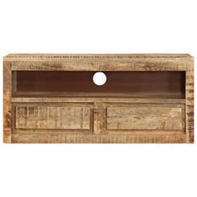 Générique Meuble TV 88x30x40 cm Bois Massif de manguier,15.7 KG,339512, Meubles, Meubles TV