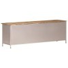 Générique Meuble TV 120x30x40 cm Bois de manguier Brut,20.22 KG,323737, Meubles, Meubles TV