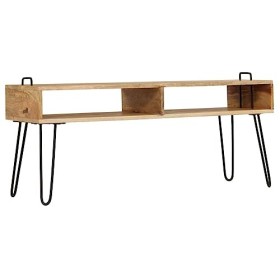 Générique Meuble TV Bois de manguier Massif 110 x 35 x 45 cm,13.5 KG,246021, Meubles, Meubles TV