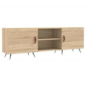 FAMIROSA Meuble TV chêne Sonoma 150x30x50 cm Bois dingénierie 25KG -9071