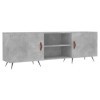 FAMIROSA Meuble TV Gris béton 150x30x50 cm Bois dingénierie 25KG -9072