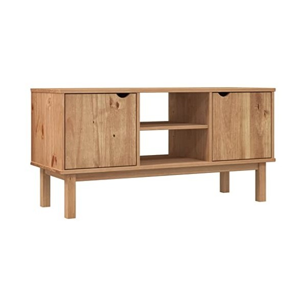 vidaXL Meuble TV Centre de Divertissement Armoire Stéréo Armoire Multimédia Meuble Média Salle de Séjour Intérieur 113,5x43x5