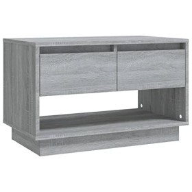XLUMIO Meuble TV Gris Sonoma 70x41x44 cm Bois dingénierie