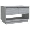 XLUMIO Meuble TV Gris Sonoma 70x41x44 cm Bois dingénierie
