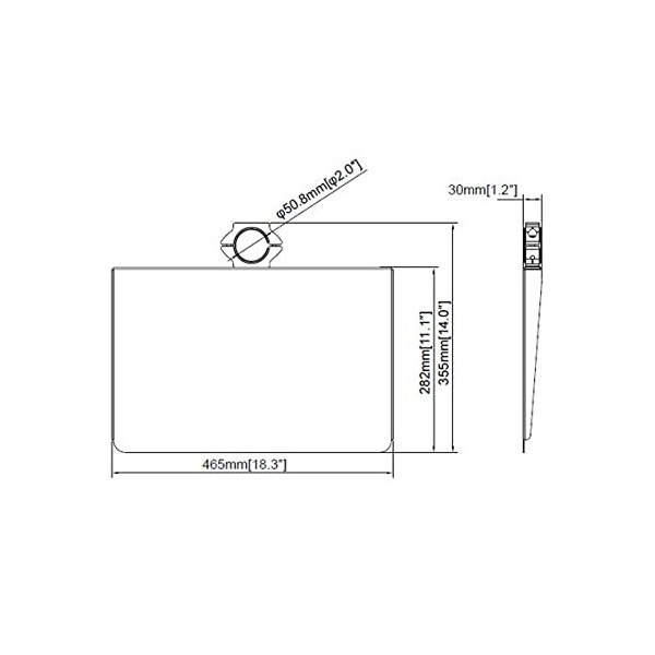 KIMEX - Etagère - pour Colonne Sol-Plafond 032-1062