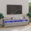 CANLAY Meubles TV Meuble TV Mural Grand Espace de Rangement Meuble Television Table TV Salon Table Television Meubles TV 2 pc