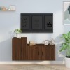 VEEKI Meuble TV, Meuble TV Suspendu, Meuble TV Industriel, Meuble TV Bois, Meuble Chambre, Convient pour Salon ou Chambre, En