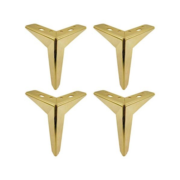 BOSHC Pieds de Meuble en Fer forgé trifurqué Meubles Pieds de Table Basse Accessoires pour Meuble TV Canapé Placard Armoire d