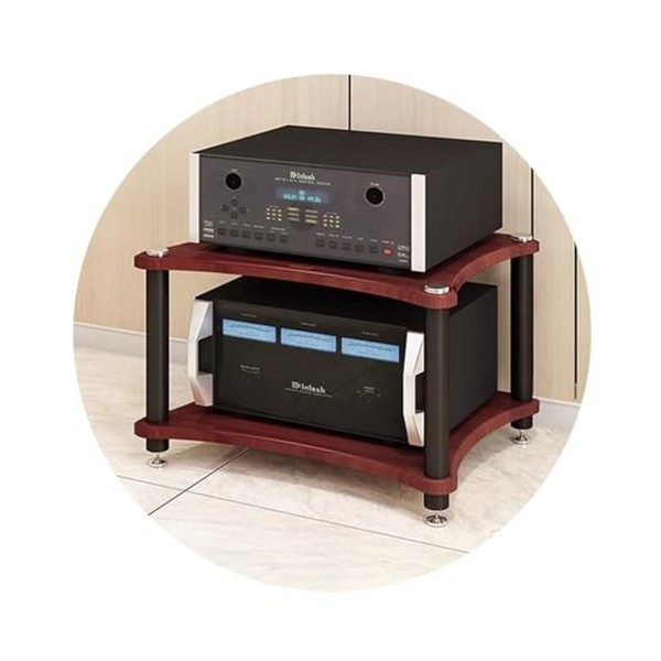 Support Damplificateur Darmoire Audio - Support De Trépied De Haut-parleur Mobile à 1/2/3/4 Couches Pour Appareils Stéréo -