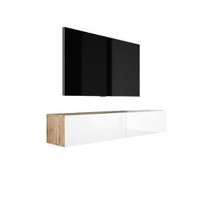 3E 3xE living.com Meuble TV Suspendu, D: L: 170 cm, H : 34 cm, P : 32 cm. Rangement TV, Meuble TV Mural, Table TV, Meuble Tel