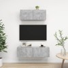 VEEKI Meuble TV, Meuble TV Suspendu, Meuble, Meuble TV avec Rangement，Meuble Industriel, Convient pour Salon ou Chambre, Ense