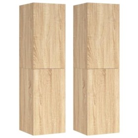 VEEKI Meuble TV, Meuble TV Suspendu, Meuble, Meuble TV avec Rangement，Meuble Industriel, Convient pour Salon ou Chambre, Meub