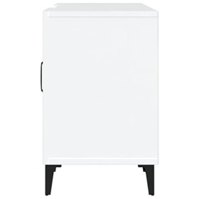 Tidyard Meuble TV de Salon Armoire de TV Meuble Multimédia Banc TV de Salon Bois Blanc 150x30x50 cm Bois dingénierie