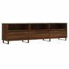 ARKEM Meuble TV chêne Marron 150x30x44,5 cm Bois dingénierie,Meuble TV,Table Basse Salon Meuble TV,Table Basse LED Couleurs