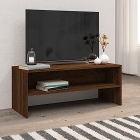 Meuble TV,Étagère TV Flottante, Support de Télévision Flottant Fixé au Mur Centre de Console Multimédia de Divertissement Gra
