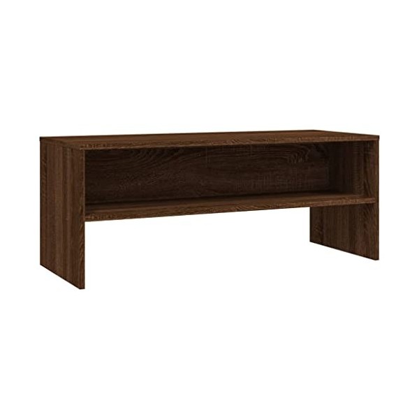 Meuble TV,Étagère TV Flottante, Support de Télévision Flottant Fixé au Mur Centre de Console Multimédia de Divertissement Gra