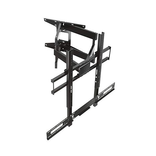 SoundXtra Support cantilever pour TV et barre de son pour Cambridge Audio TVB2 & Q Acoustics Media 4 - Noir