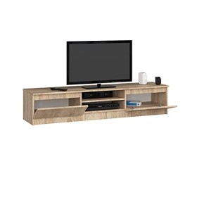 ADGO RTV K160 CLP Meuble TV avec 2 placards et 2 étagères 160 x 33 x 40 cm, 160x40x33