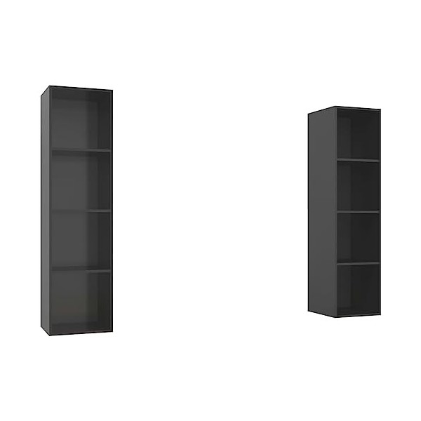 WREWING Meuble TV,Support pour Téléviseur Jusqu’à 50-80 Pouces,Table Télé avec Étagères Réglables,Bas Table TV Support de Tél