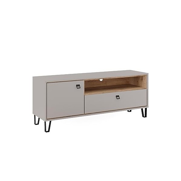 Vicco Meuble TV Tirion, Chêne Cachemire/Chêne de Force doré, 138.2 x 55.5 cm