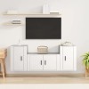 VEEKI Meuble TV, Meuble TV Suspendu, Meuble TV Industriel, Meuble TV Bois, Meuble Chambre, Convient pour Salon ou Chambre, En