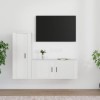 VEEKI Meuble TV, Meuble TV Suspendu, Meuble TV Industriel, Meuble TV Bois, Meuble Chambre, Convient pour Salon ou Chambre, En