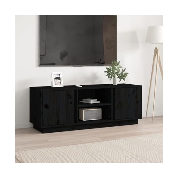 VEEKI Meuble TV, Meuble TV Suspendu, Meuble TV Industriel, Meuble TV Bois, Meuble Chambre, Convient pour Salon ou Chambre, No