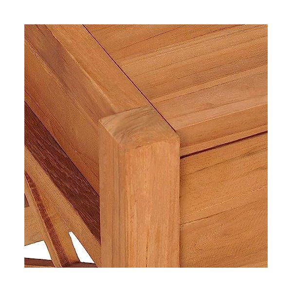 Générique Meuble TV avec tiroirs 120x40x45 cm Bois de Teck Solide,21.9 KG,337927, Meubles, Meubles TV