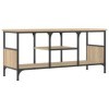 Meubles-TV Meuble TV Chêne Sonoma 100x35x45 cm Bois et Fer