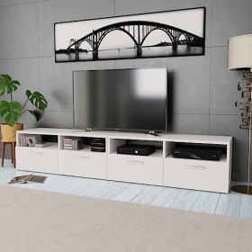VEEKI Meuble TV, Meuble TV Suspendu, Meuble TV Industriel, Meuble TV Bois, Meuble Chambre, Convient pour Salon ou Chambre, Me