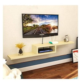 WXQIANG Étagère murale pour décodeur, meuble TV, meuble TV, 5 couleurs, 3 tailles, durable et protecteur couleur : C, taille