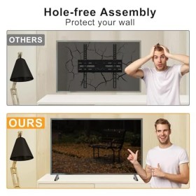 Pieds de TV pour LG Smart TV, support de rechange pour LG 43" LJ/UJ/UM/UN Series 43LJ5500UA 43UM6900PUA 43UN7300PUF 43UN7300P