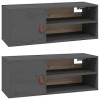 Metrile Lot de 2 armoires murales 80 x 30 x 30 cm avec 2 compartiments ouverts - Meuble pour salon, TV, meuble bas en bois de