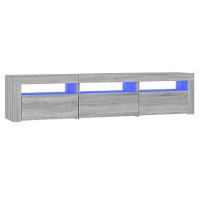 Générique Meuble TV avec lumières LED Sonoma Gris 180x35x40 cm, 37 kg, 3152760, Meubles, Meubles TV