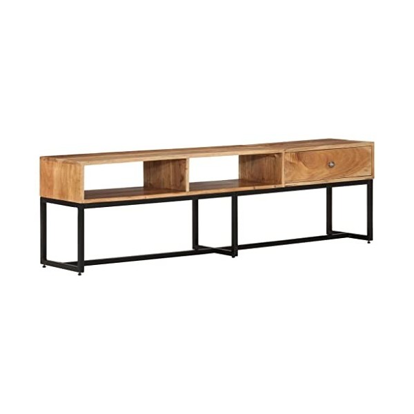 Générique Meuble TV 160x30x45 cm Bois dacacia Massif,24.52 KG,337991, Meubles, Meubles TV