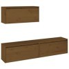 Générique Meubles TV 3 pcs Marron Miel Bois Massif de pin,24.58 KG,3100137, Meubles, Meubles TV