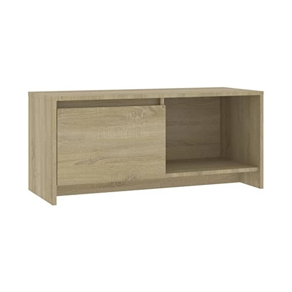 DCRAF Centres de divertissement et meubles TV, meuble TV en chêne sonoma, 90 x 35 x 40 cm, bois dingénierie