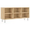 DCRAF Centres de divertissement et meubles TV, meuble TV en chêne sonoma, 103,5 x 30 x 50 cm, bois dingénierie