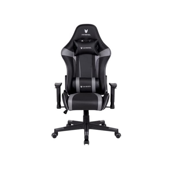 Oversteel - ULTIMET Chaise de gaming professionnel en simili cuir, accoudoirs 2D, réglable en hauteur, dossier inclinable à 1