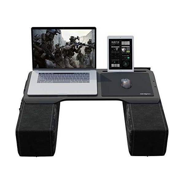 Couchmaster® CYBOT Lapdesk Ergonomique pour Ordinateurs Portables ou périphériques sans Fil avec Coussins, Convient pour Cou