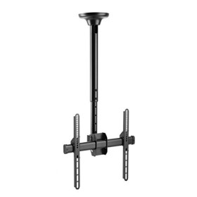 RICOO Support TV Plafond 23-55 D0244 Pouces 58-140 cm Orientable Inclinable Television Suspendu Écran LCD TV incurvé Fix at