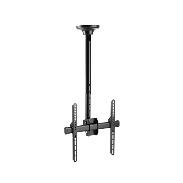 RICOO Support TV Plafond 23-55 D0244 Pouces 58-140 cm Orientable Inclinable Television Suspendu Écran LCD TV incurvé Fix at