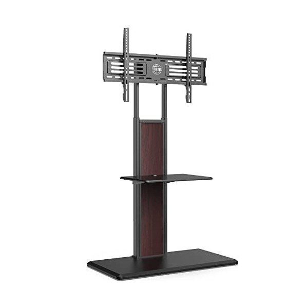 FITUEYES Support TV sur Pied pour 32-75 Pouces Téléviseurs Incurvés Plats LED OLED LCD jusquà 40 kg, Support de Télévision P