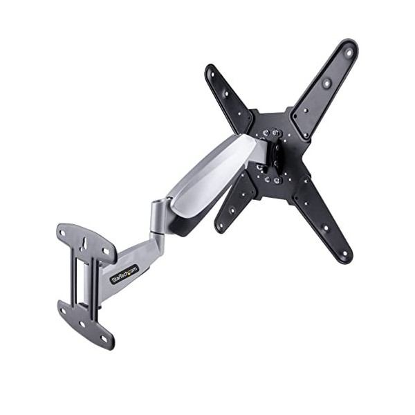 StarTech.com Support Mural TV VESA - Fixation Murale VESA Réglable pour Écrans 23-55" - Bras Articulé TV Mince Supportant 30k