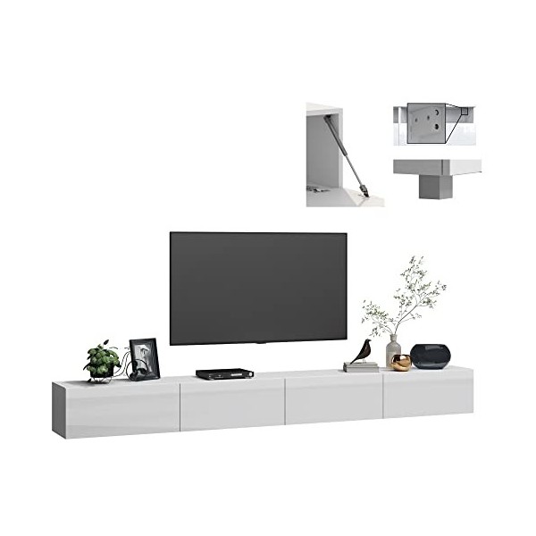 Television 120 cm TV 55 Pouces TV 120 cm Meuble Tele Industriel Meuble TV 120 cm Longueur 120 cm Armoire TV TV étagère TV Boa