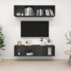 VEEKI Meuble TV, Meuble TV Suspendu, Meuble, Meuble TV avec Rangement，Meuble Industriel, Convient pour Salon ou Chambre, Meub