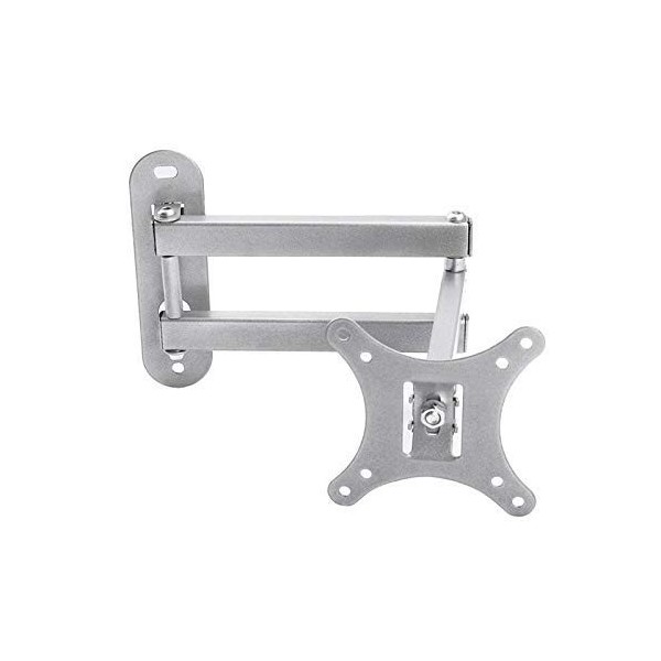 DAONPHARI Meuble TV Support TV Télescopique, Support Mural TV LCD Réglable, Support Mural TV pour Écran de Lecteur Vidéo Noi