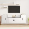 VEEKI Meuble TV, Meuble TV Suspendu, Meuble TV Industriel, Meuble TV Bois, Meuble Chambre, Convient pour Salon ou Chambre, En