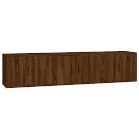 VEEKI Meuble TV, Meuble TV Suspendu, Meuble TV Industriel, Meuble TV Bois, Meuble Chambre, Convient pour Salon ou Chambre, En